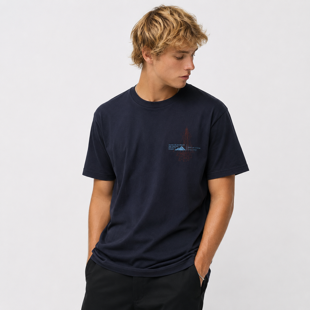 Polera Surface Navy