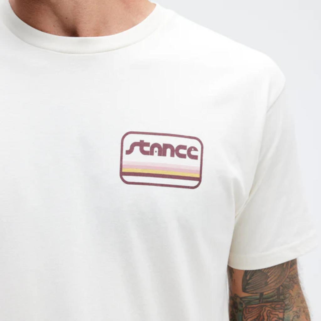 Polera Stance Camino Vintage White