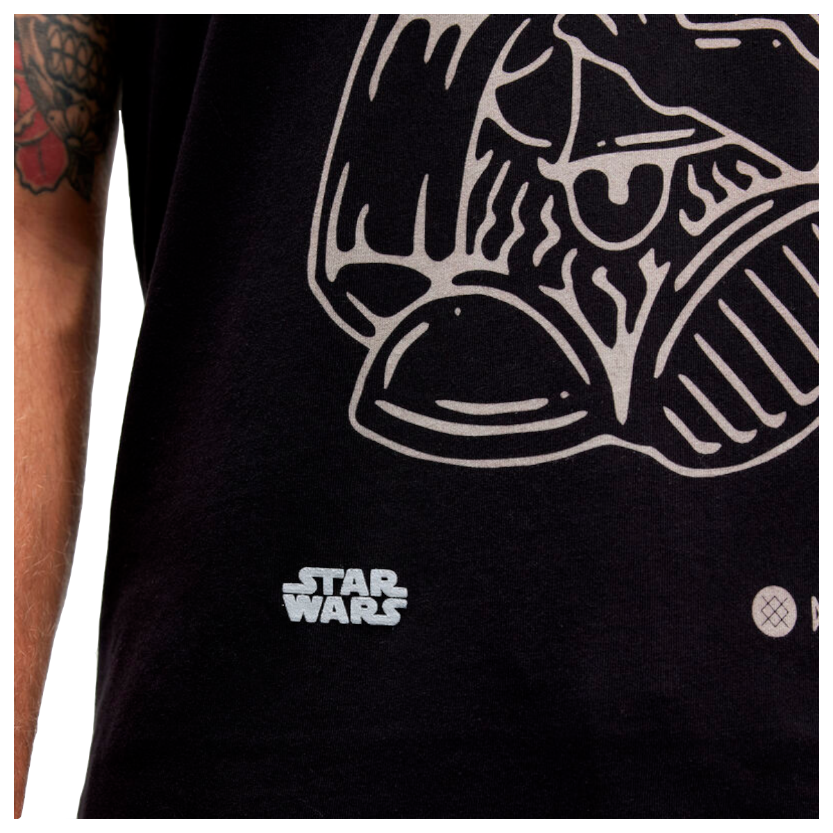Polera Stance Dj Darth Black