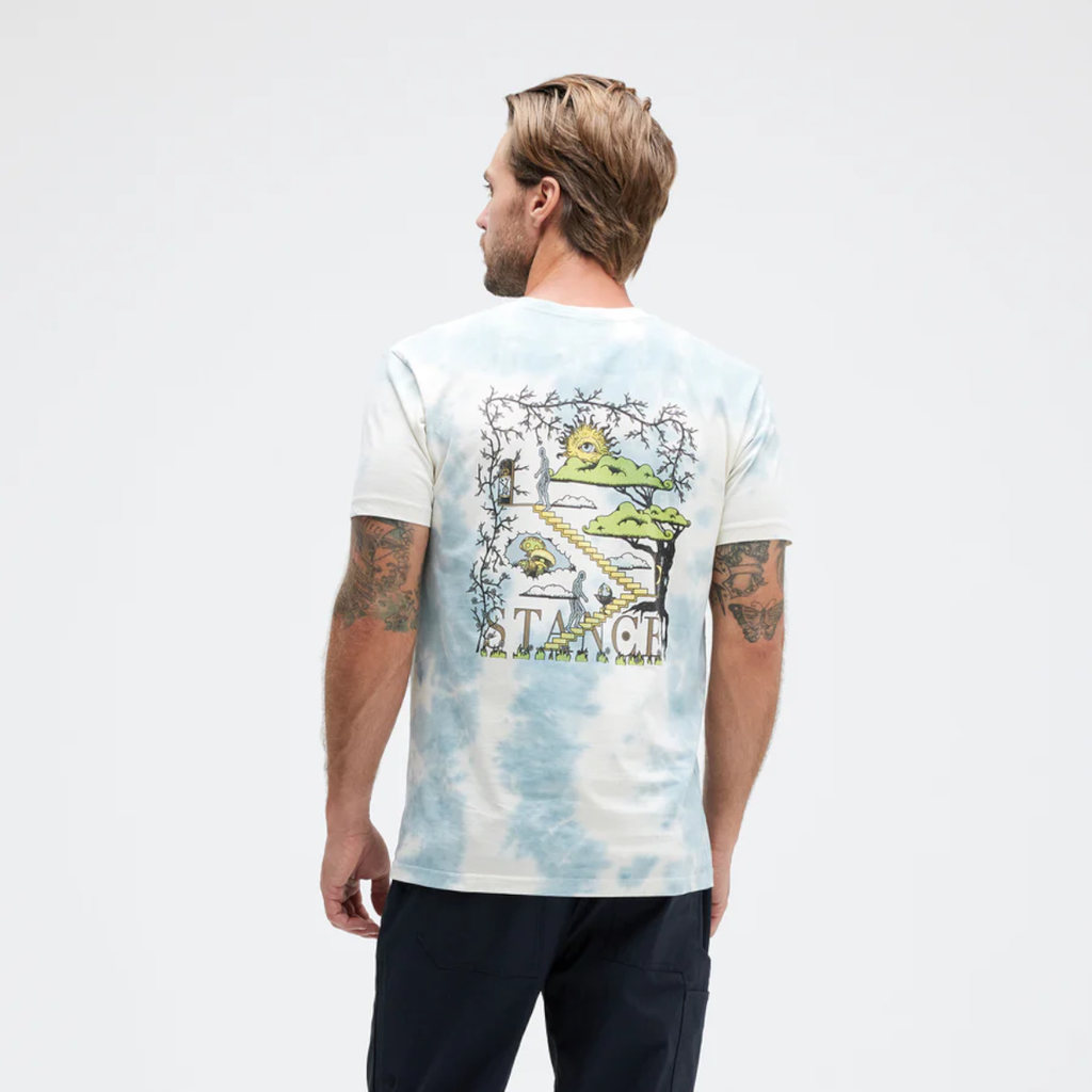 Polera Stance Sol Blue Washed