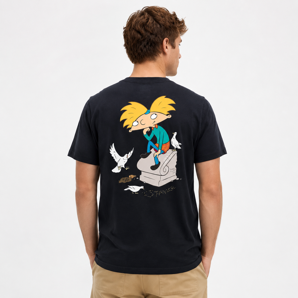 Polera Stance Hey Arnold Stoop Black