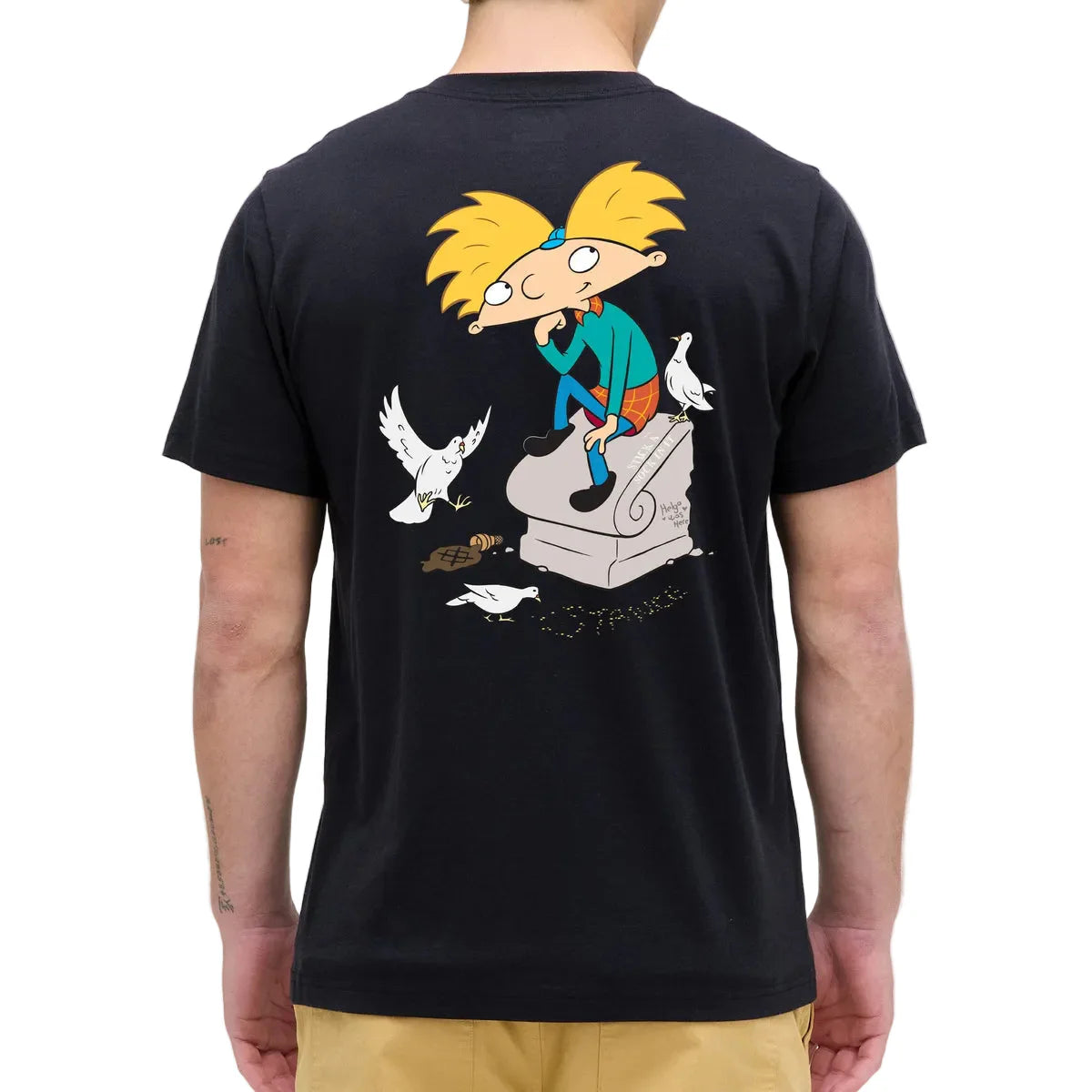 Polera Stance Hey Arnold Stoop Black