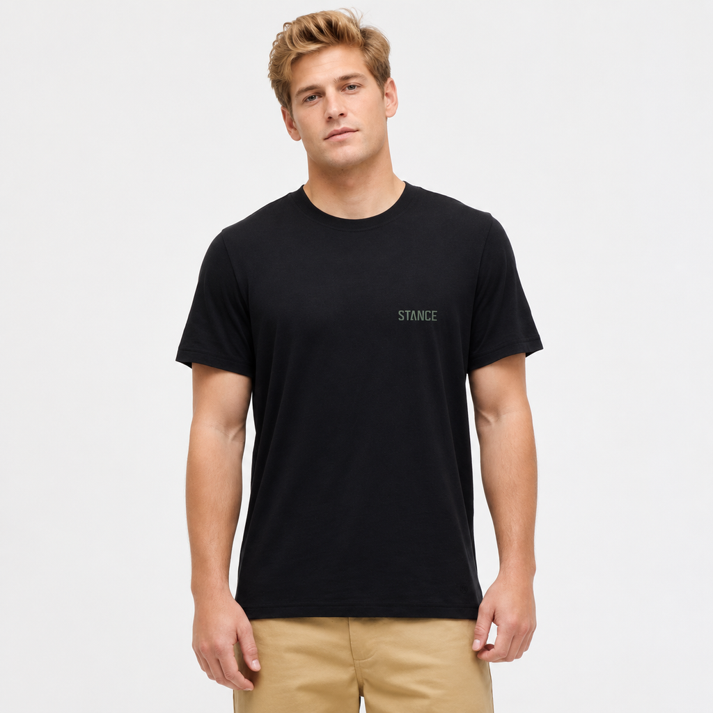 Polera Stance Mountain Black