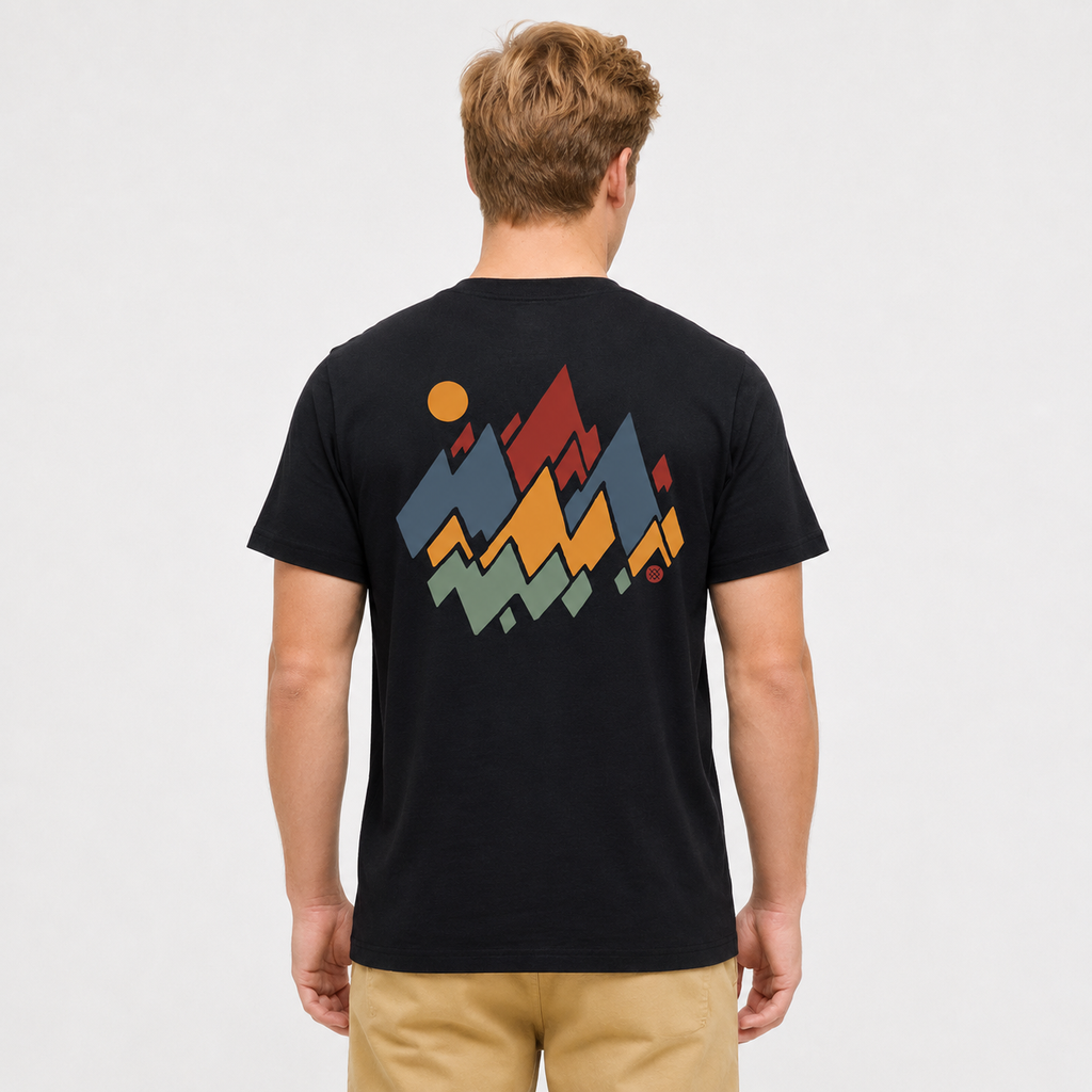 Polera Stance Mountain Black
