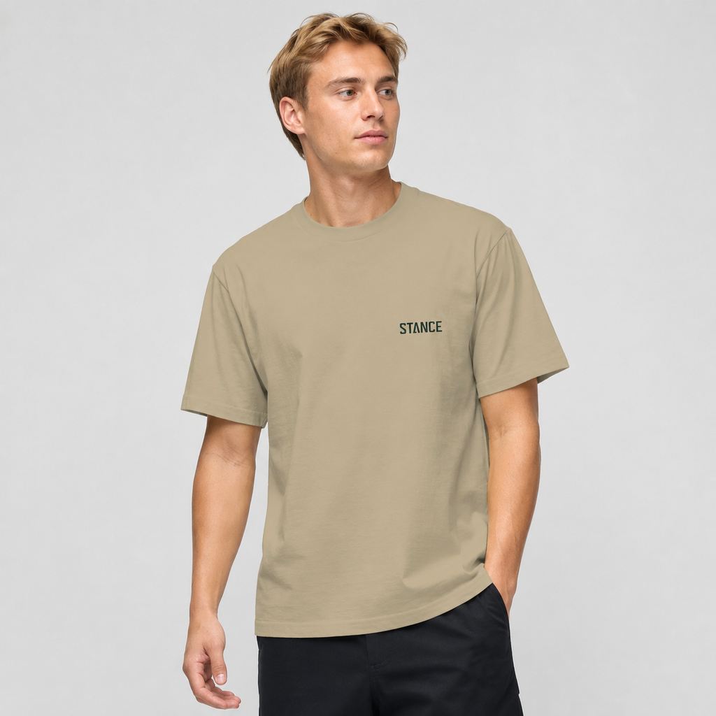 Polera Stance Mountain Khaki