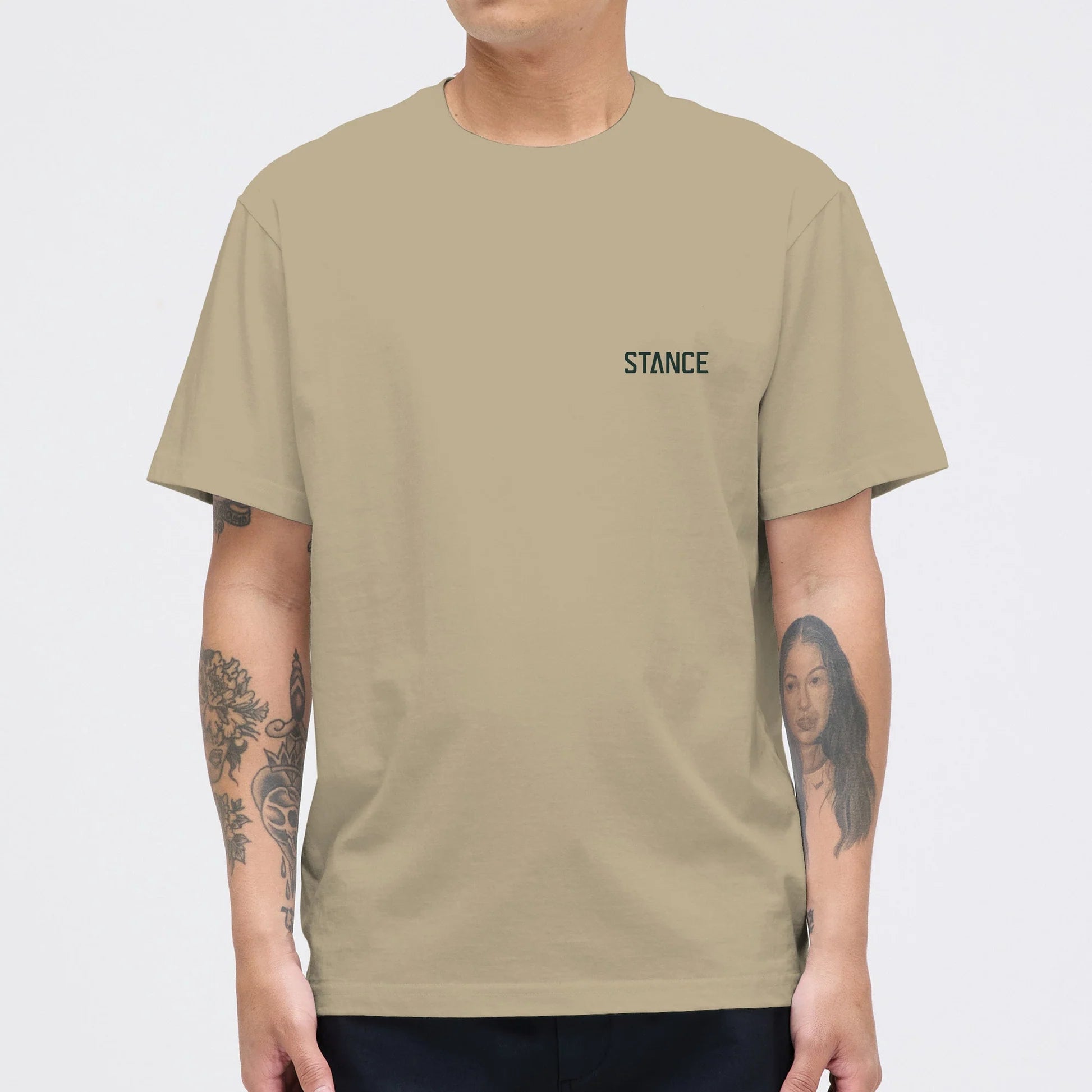 Polera Stance Mountain Khaki