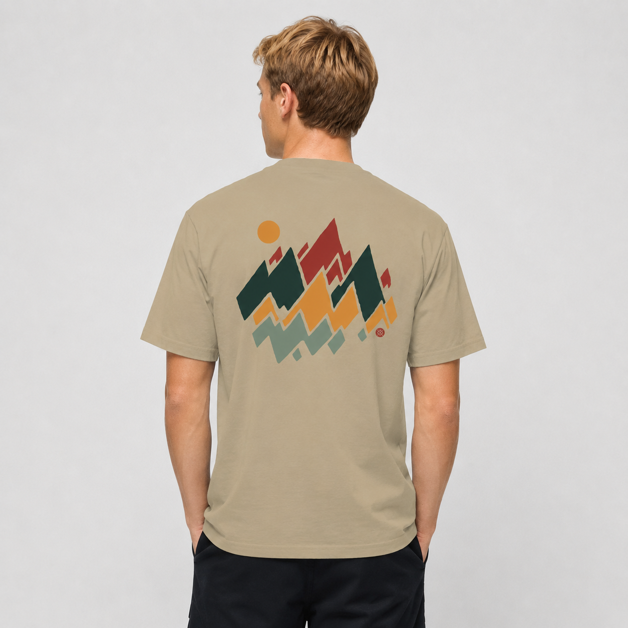 Polera Stance Mountain Khaki