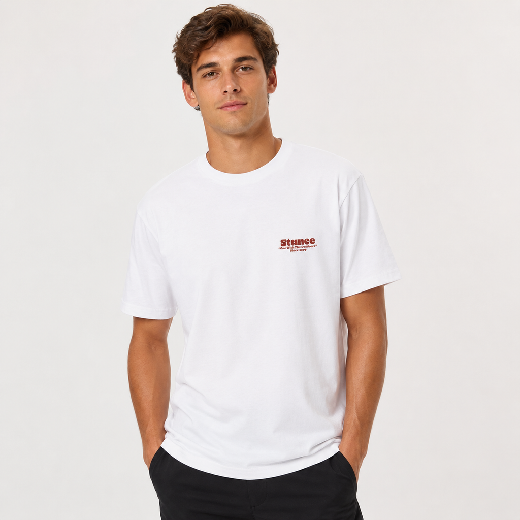 Polera Stance Outdoors White
