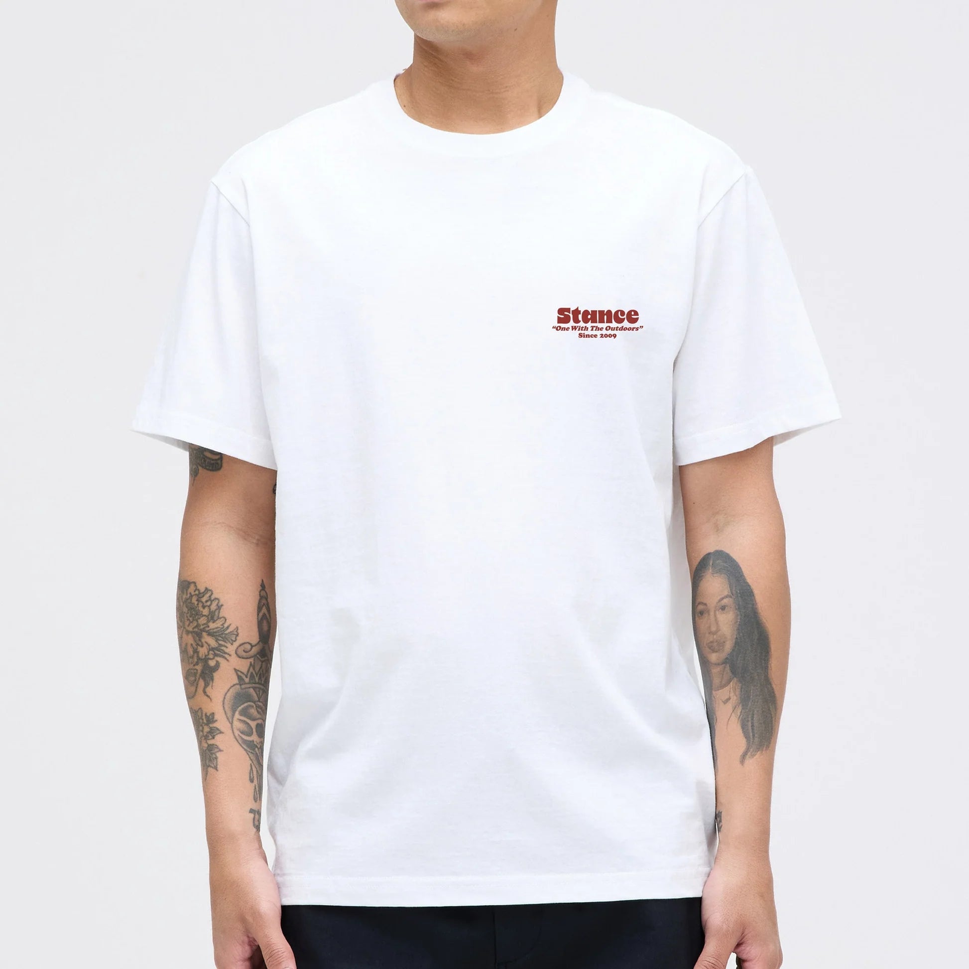 Polera Stance Outdoors White