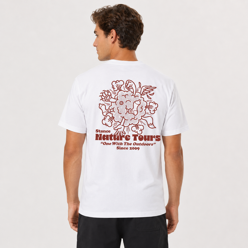 Polera Stance Outdoors White