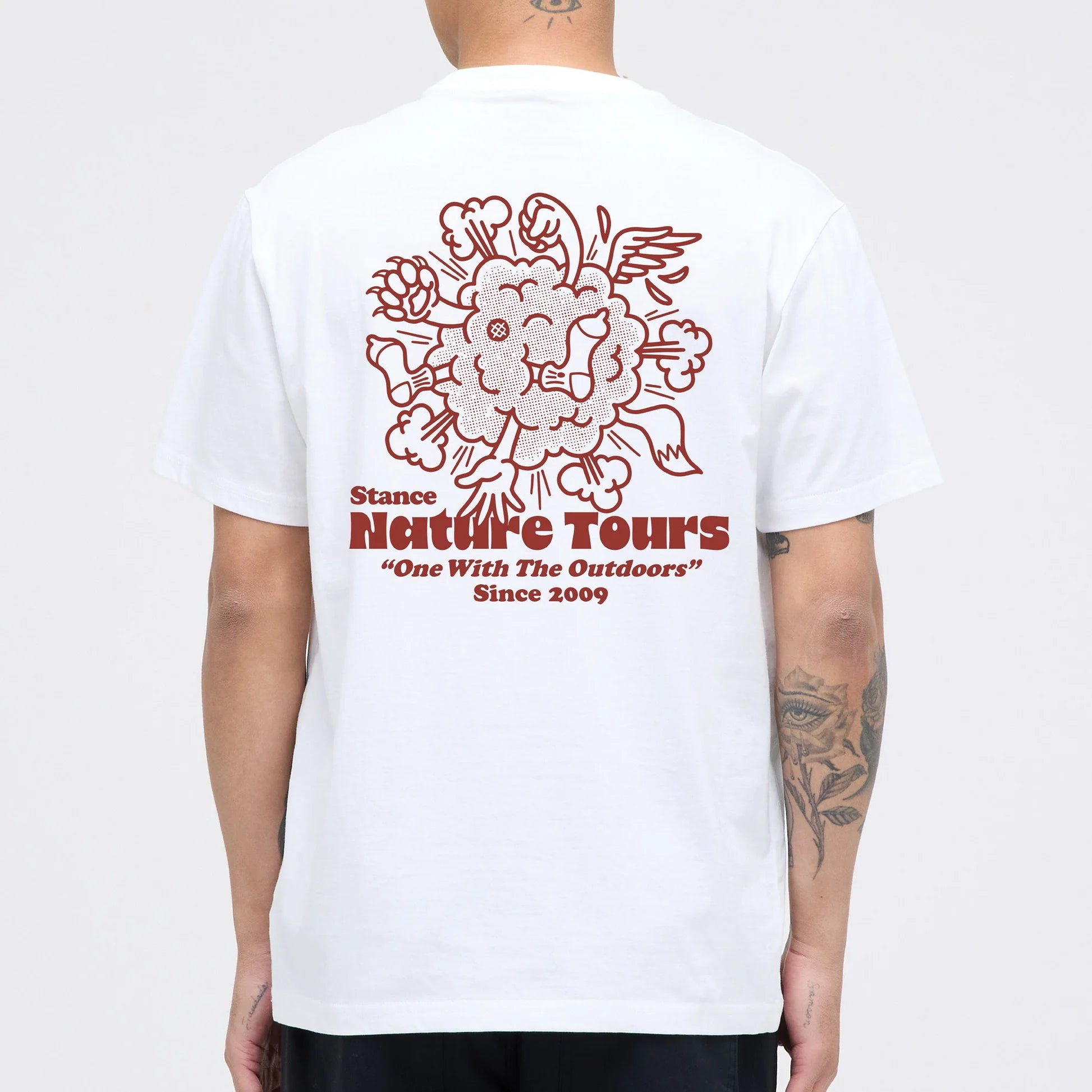 Polera Stance Outdoors White