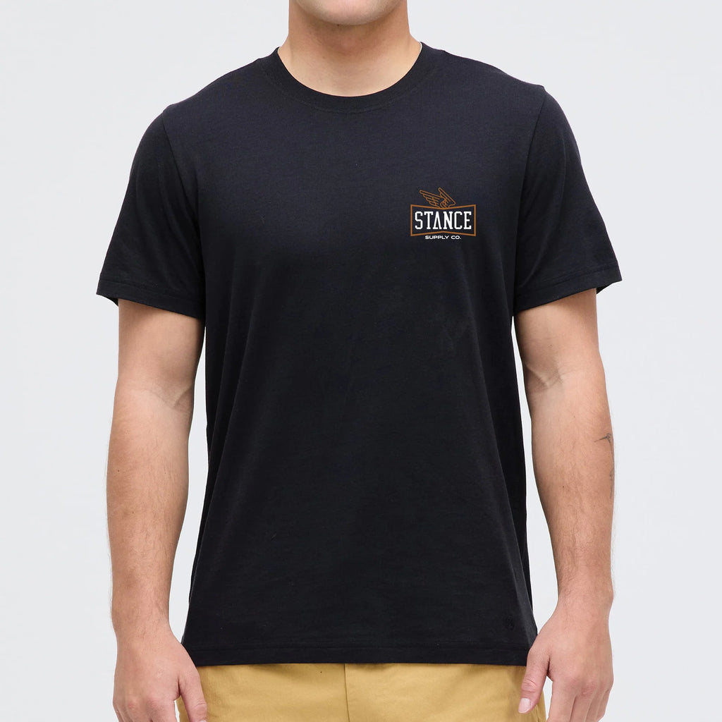 Polera Stance Winged Black