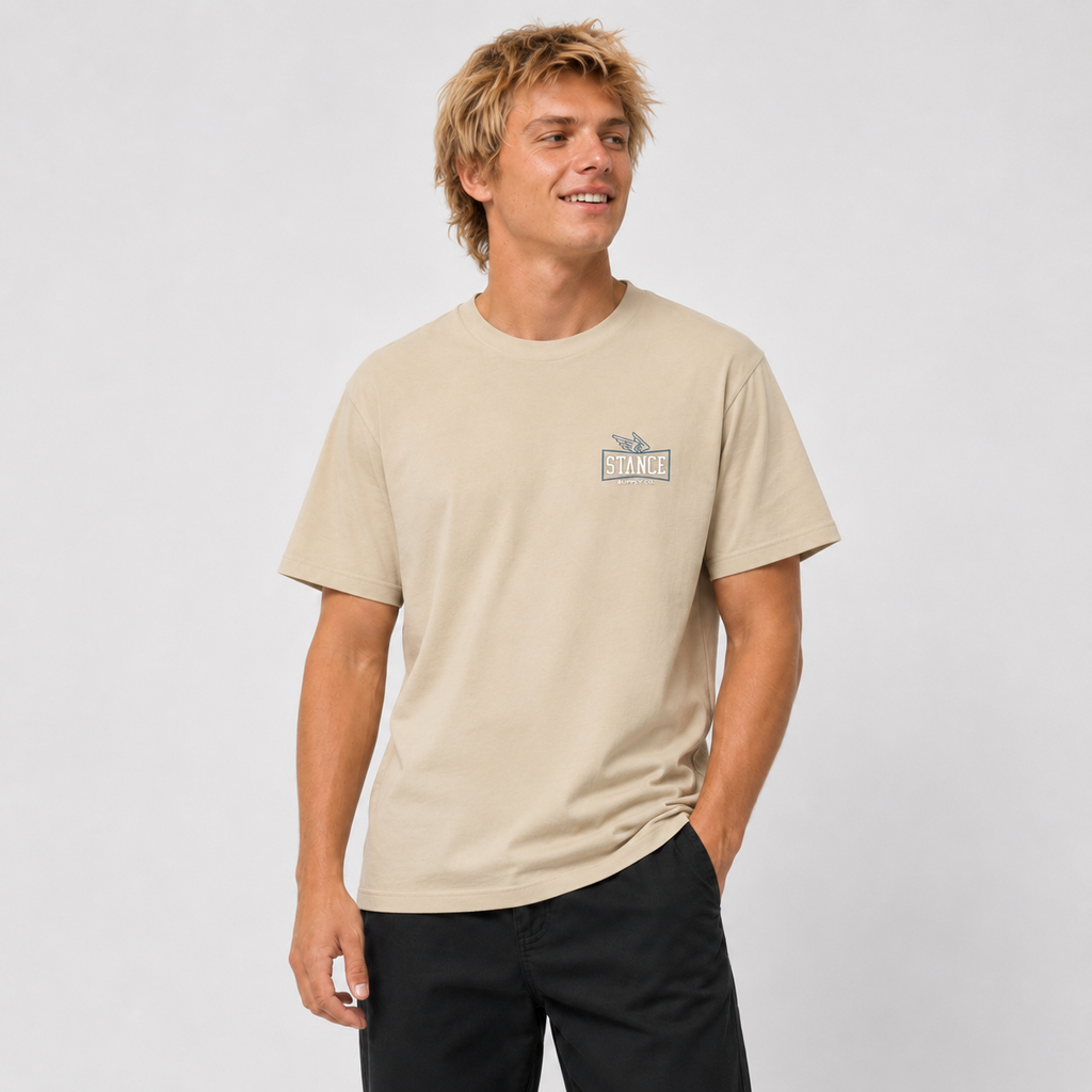 Polera Stance Winged Khaki