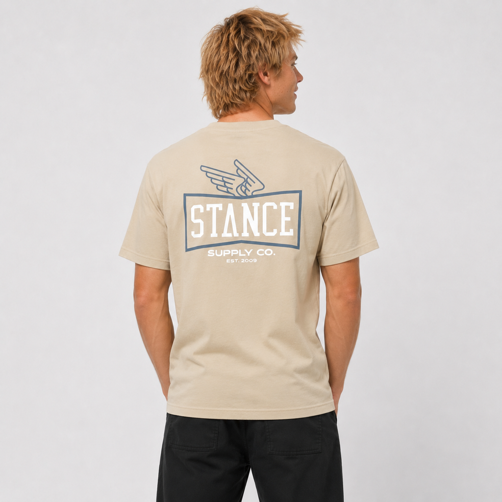 Polera Stance Winged Khaki