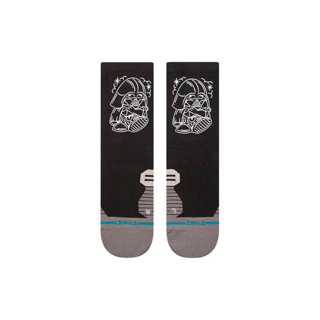 Stance Sock DJ Darth Light Crew Black