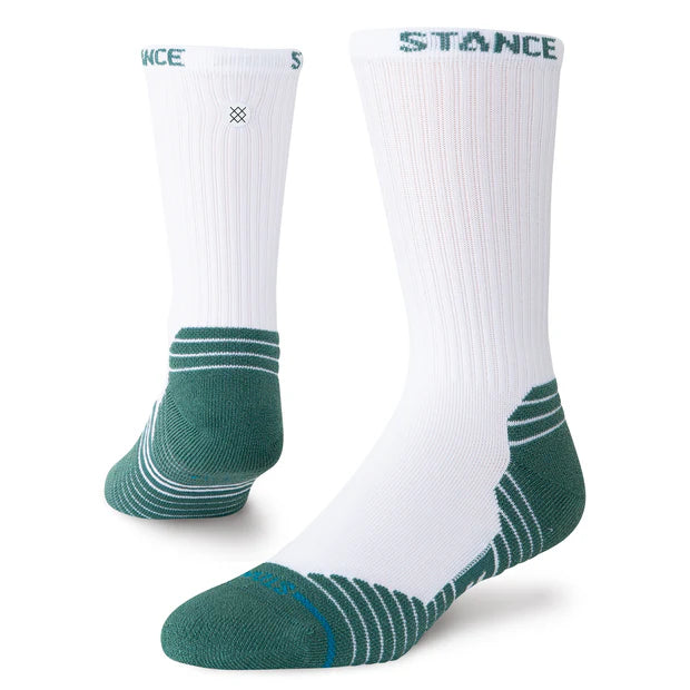 Stance Socks Fairway Ribbed Crew White