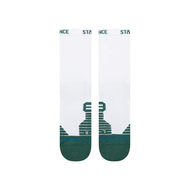 Stance Socks Fairway Ribbed Crew White
