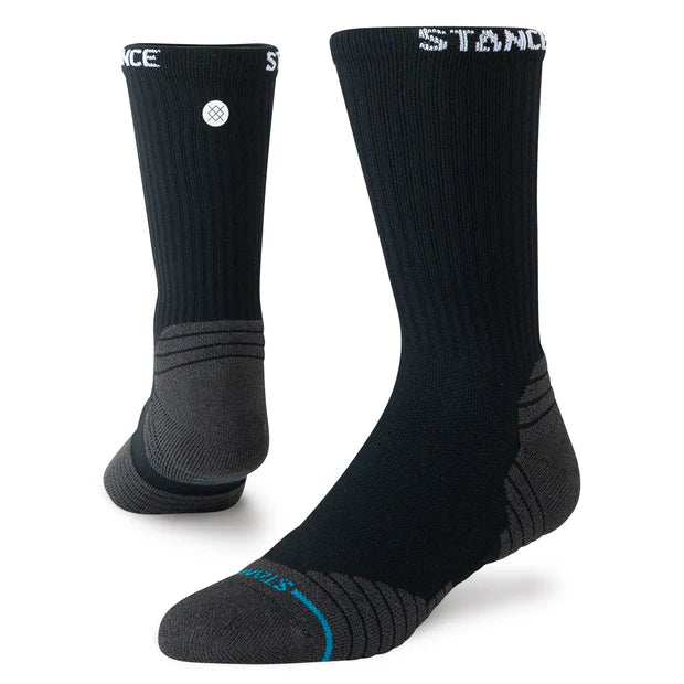 Stance Socks Golf Ribbed Mid Crew Black