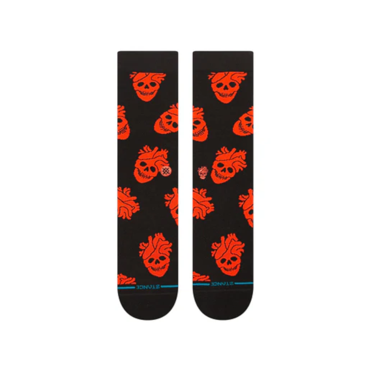 Stance Sock Fallin In Skull Crew Black