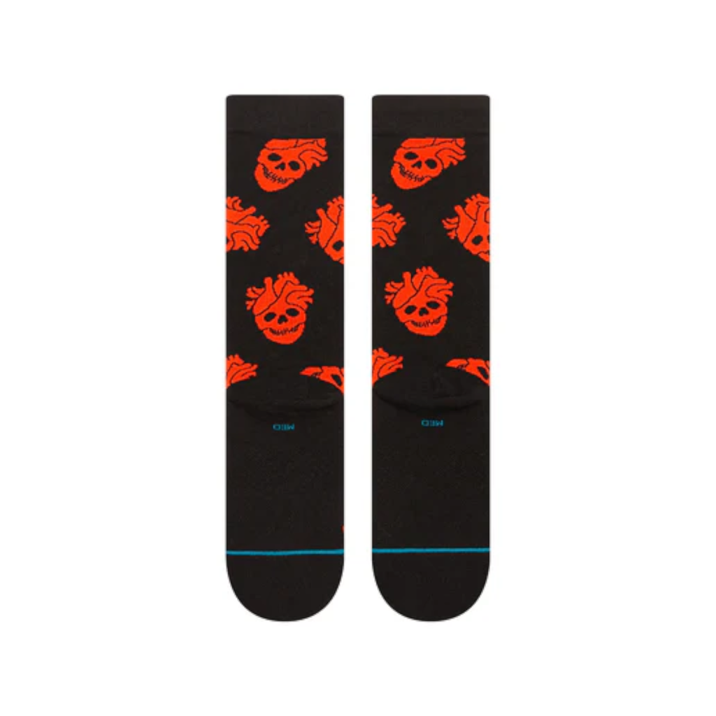 Stance Sock Fallin In Skull Crew Black