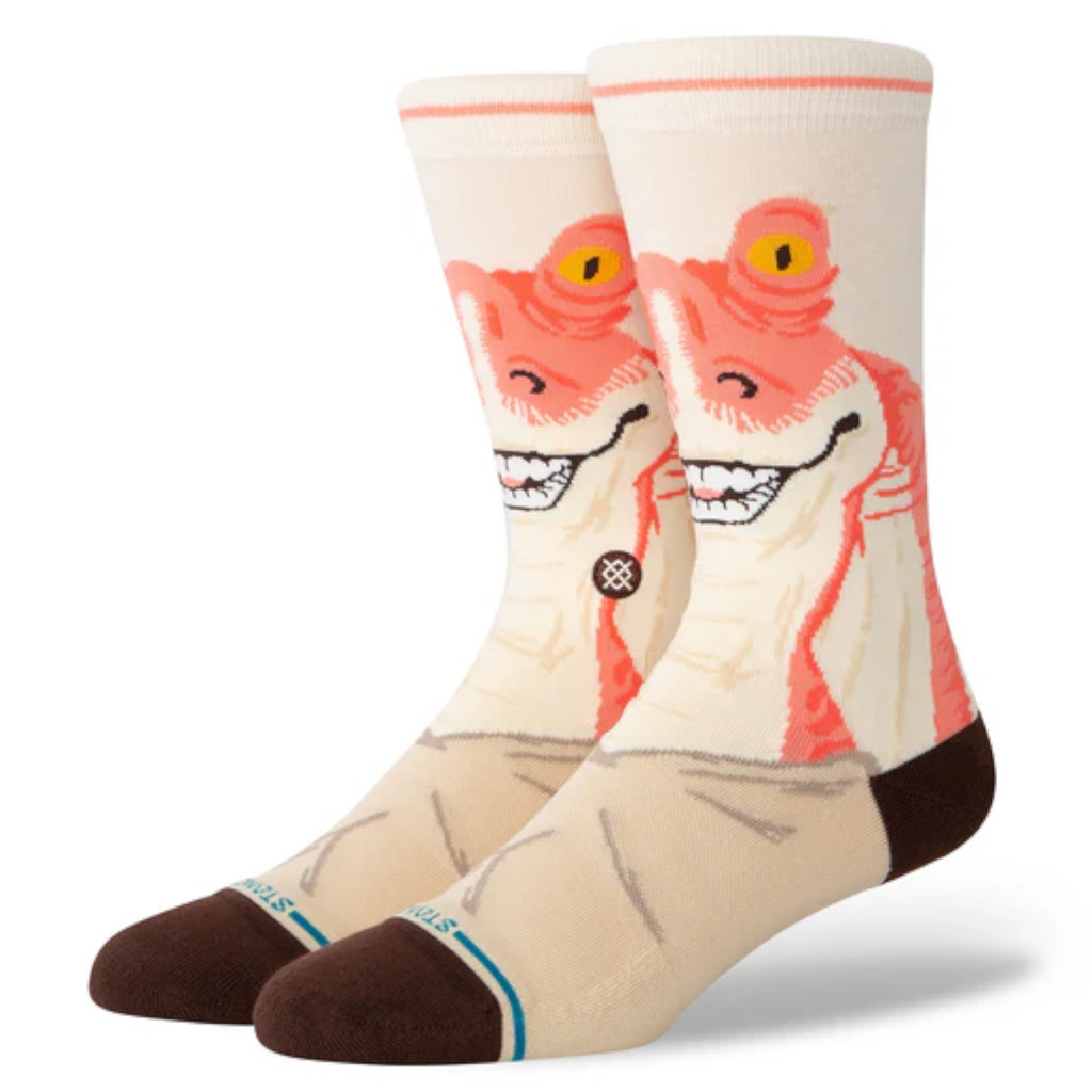 Stance Sock Jar Jar Crew Vintage White