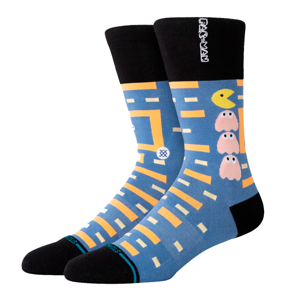 Stance Sock Power Pellet Pacman Blue