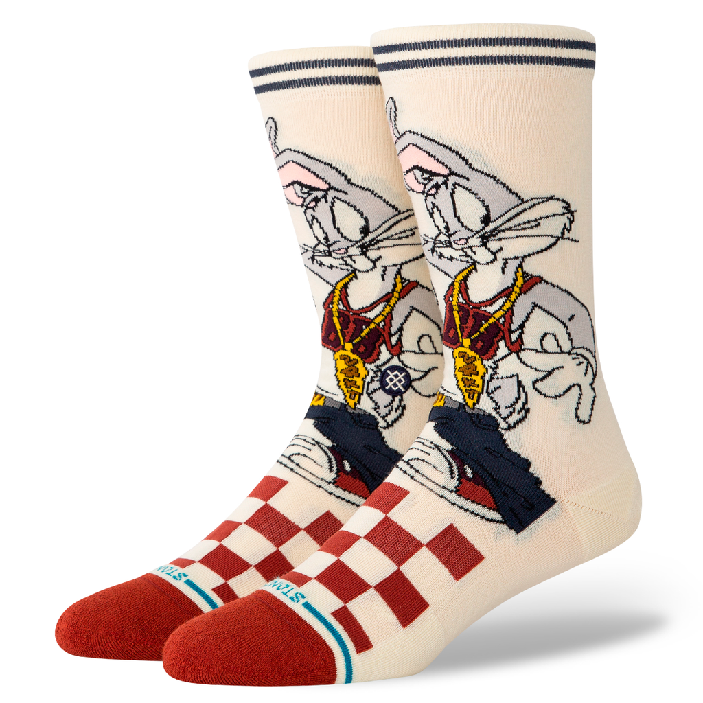 Stance Sock Bugs Bunny Crew Vintage White