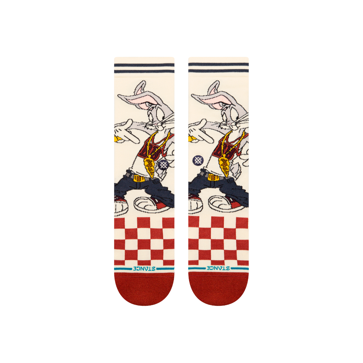 Stance Sock Bugs Bunny Crew Vintage White