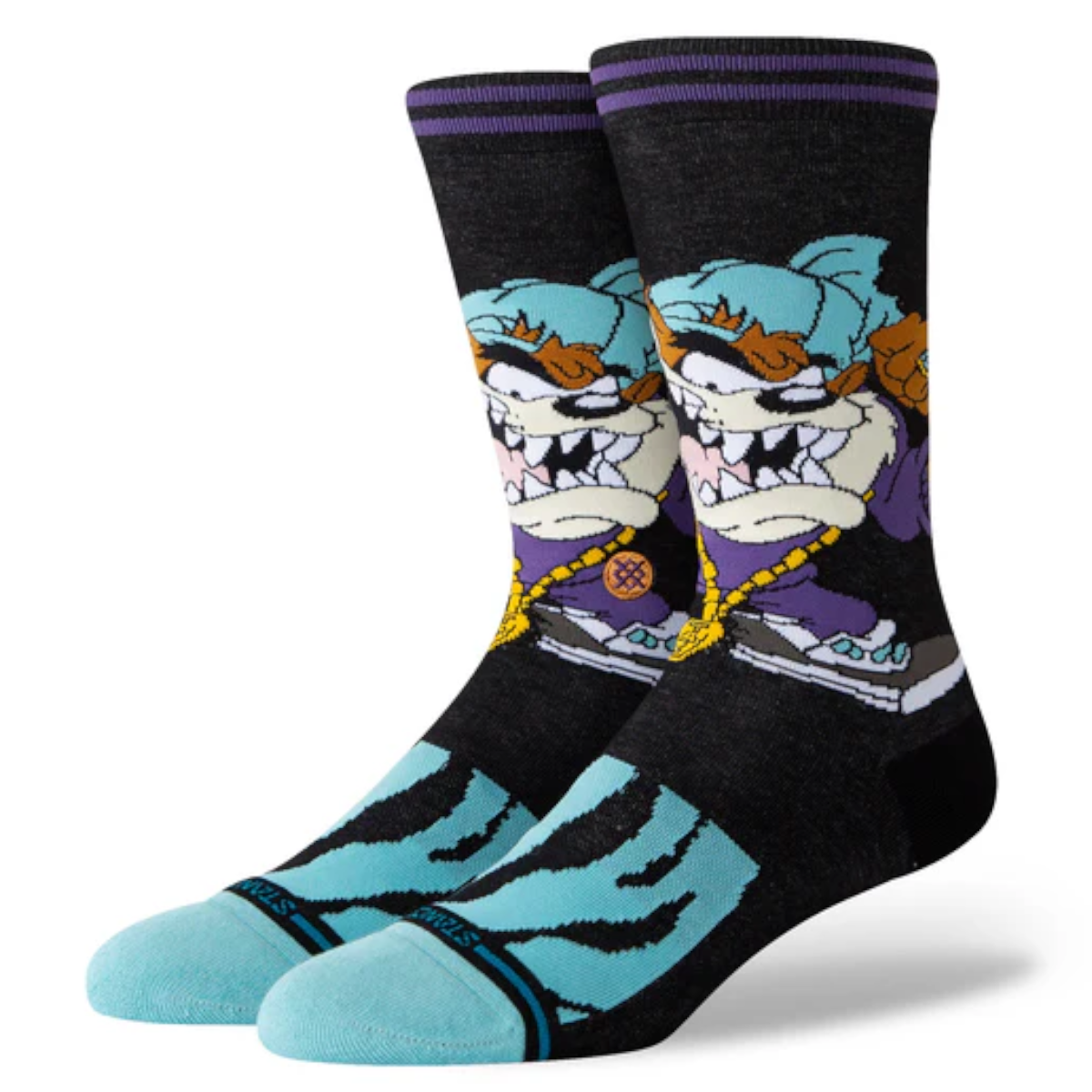 Stance Sock Men Taz Crew Black – Street Machine CL