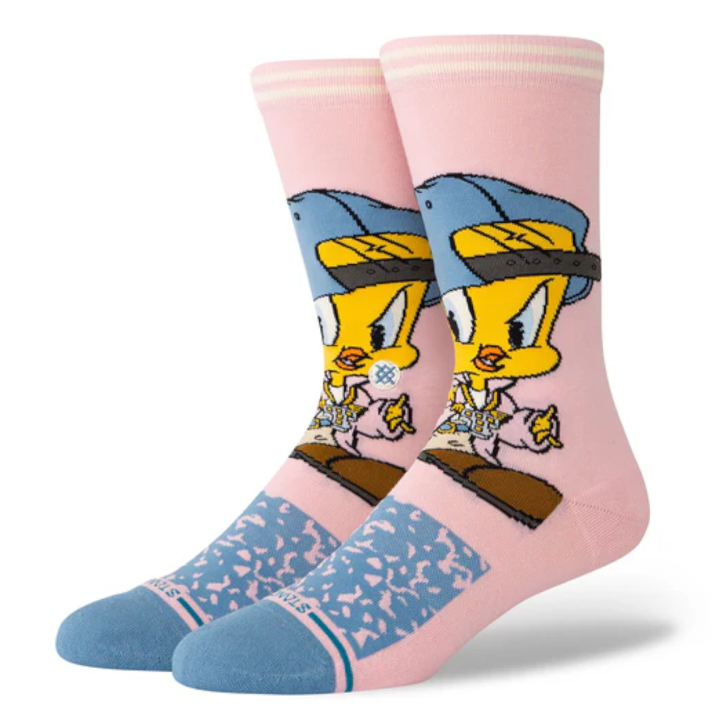 Stance Sock Men Tweety Crew Pink