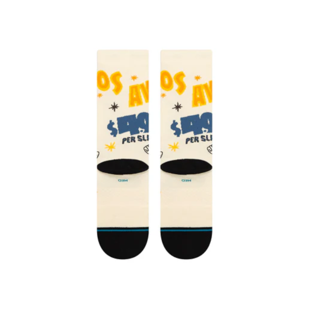 Stance Sock Food Stand Crew Canvas