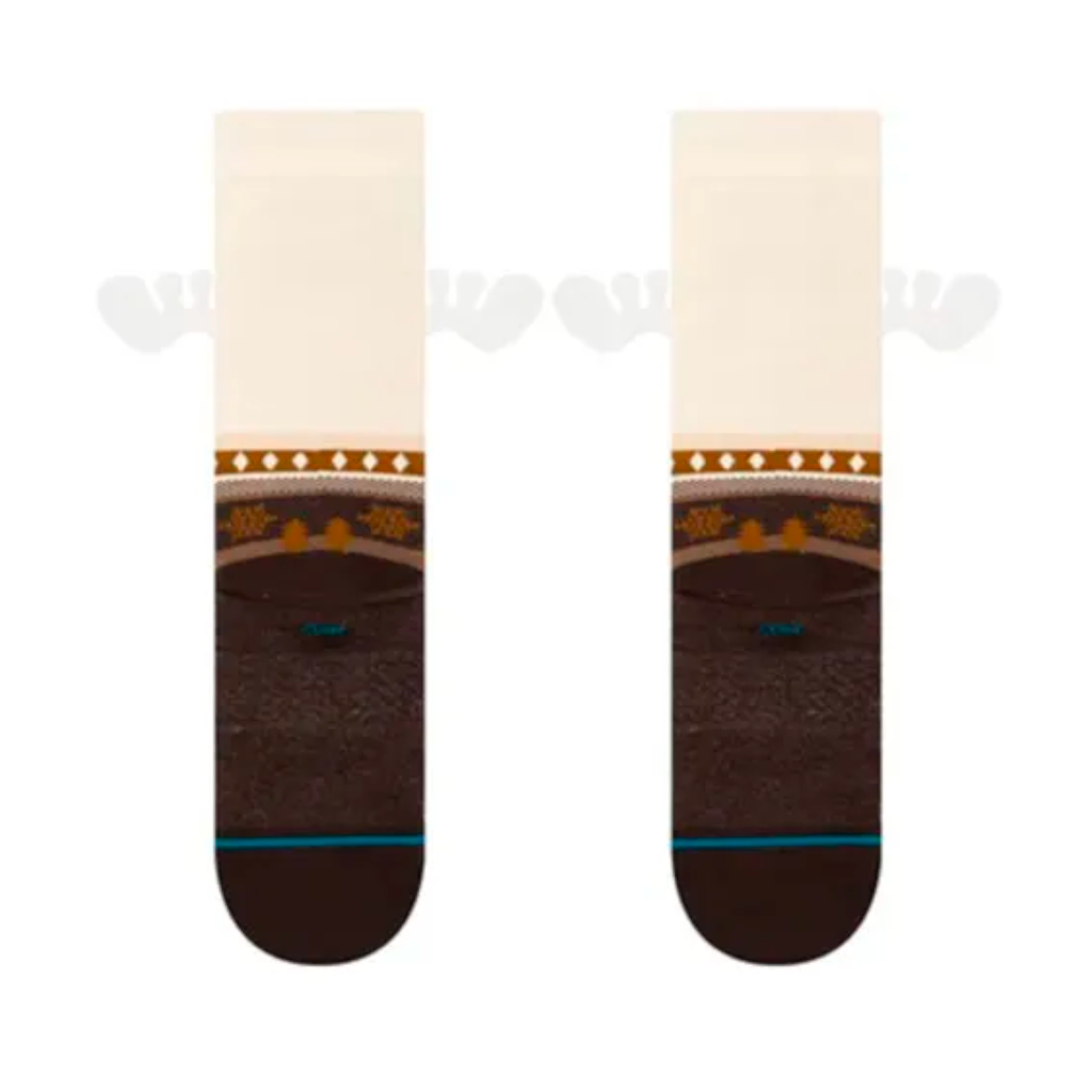 Stance Sock Have Some Eggnog Crew Dark Brown