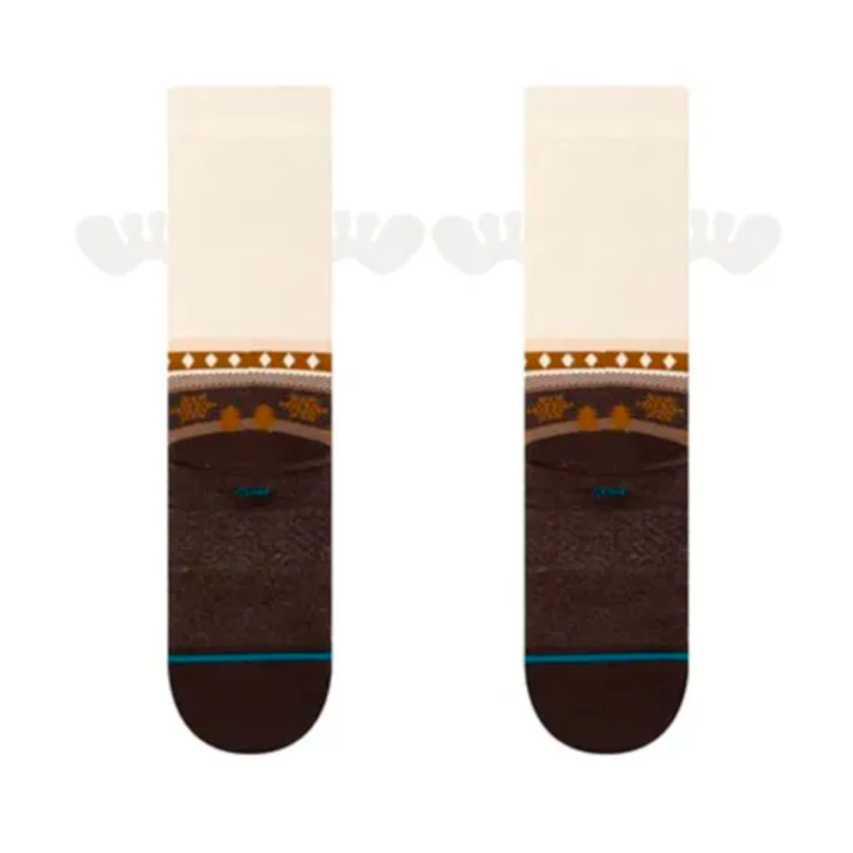 Stance Sock Have Some Eggnog Crew Dark Brown