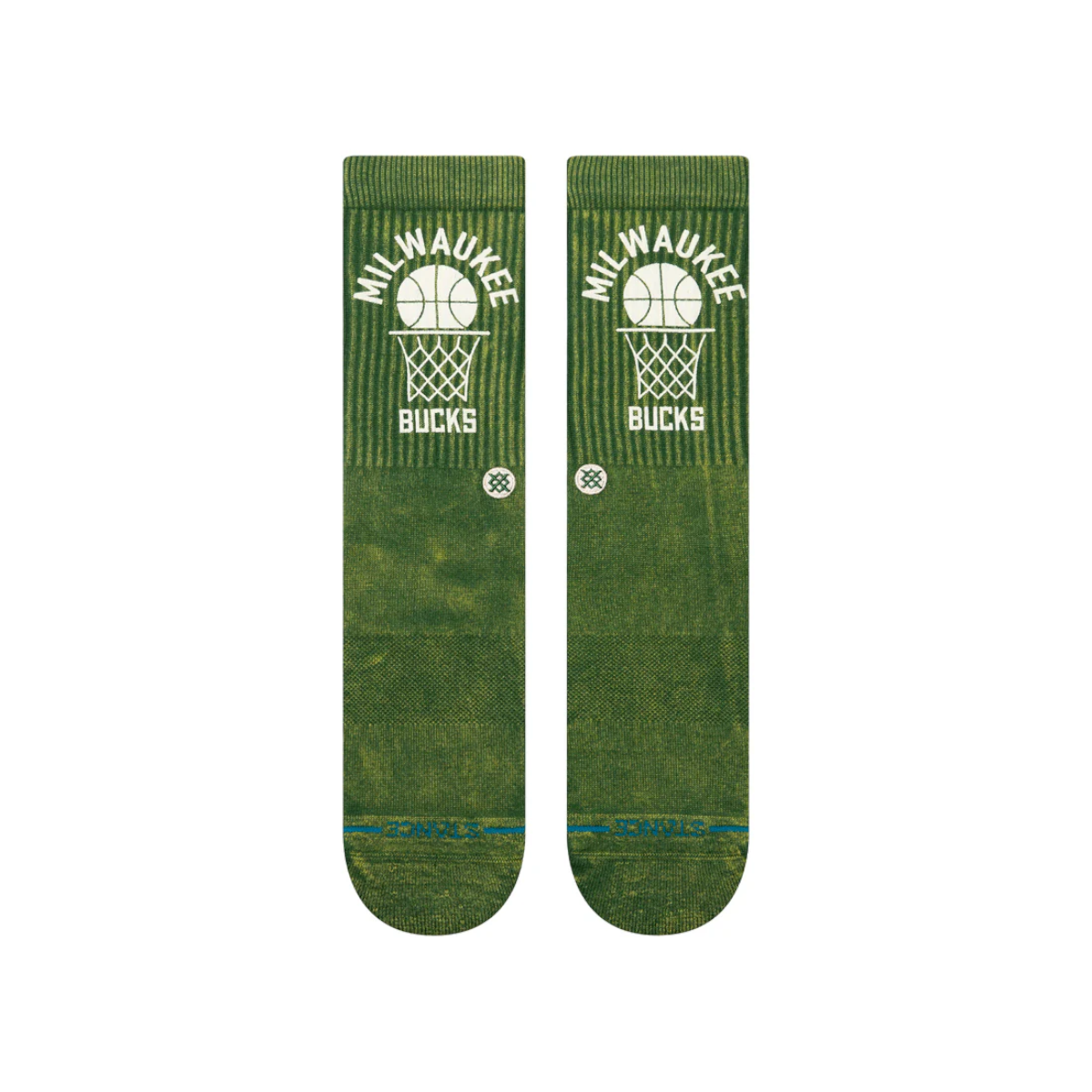 Stance Sock Men Vintage Milwaukee Bucks Green