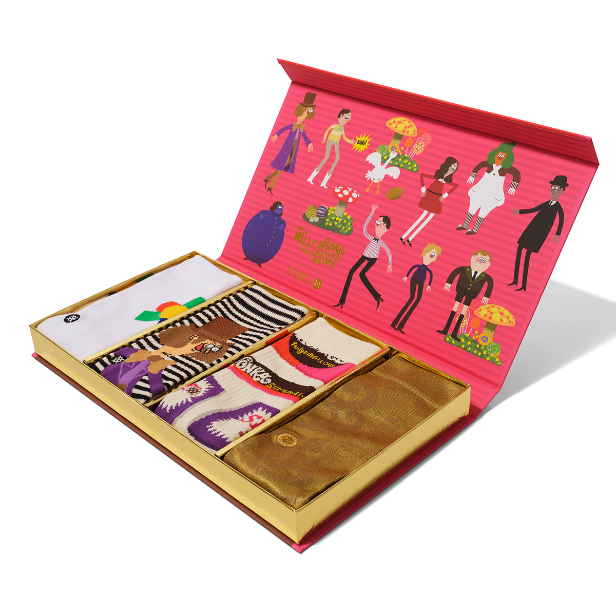 Box Set Willy Wonka By Jay Howell Crew Socks