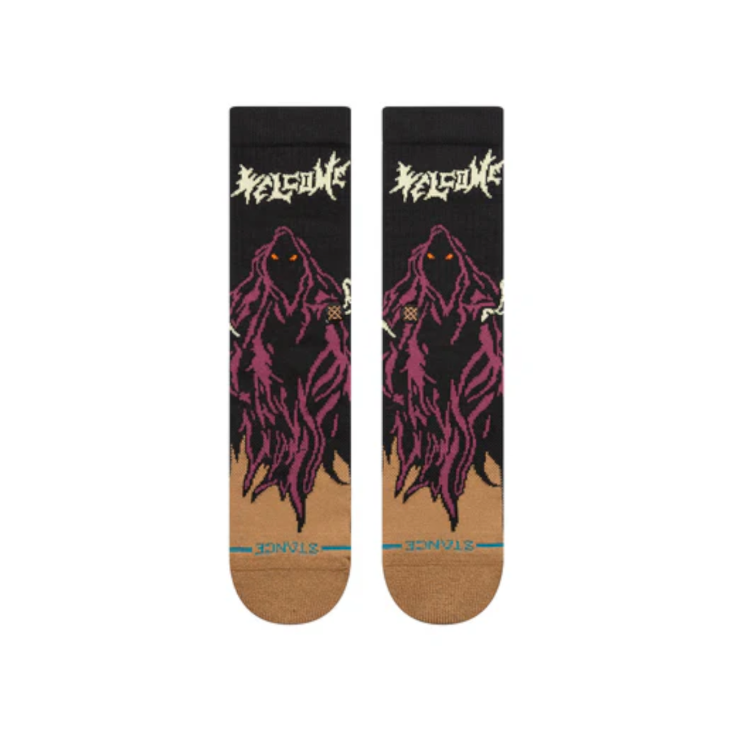 Stance Sock Men Welcome Skelly Crew Black