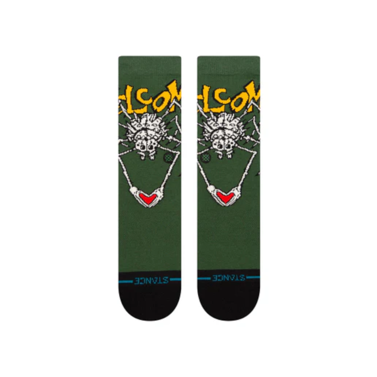 Stance Sock Men Welcome Wilbur Crew Green