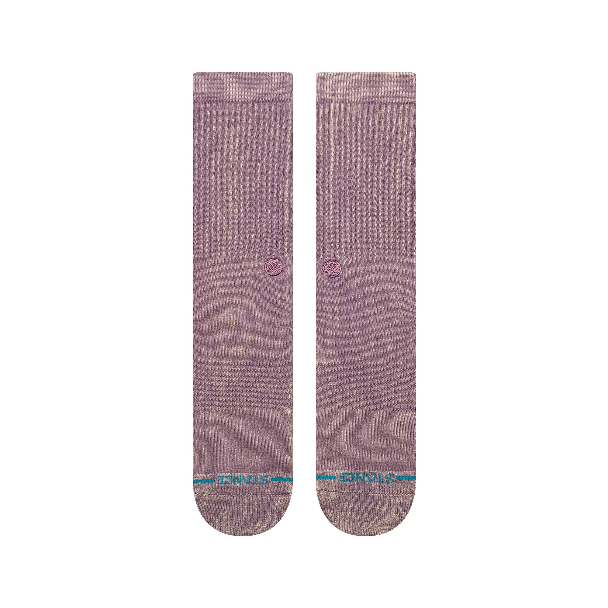 Stance Socks Icon Dyed Crew Plum