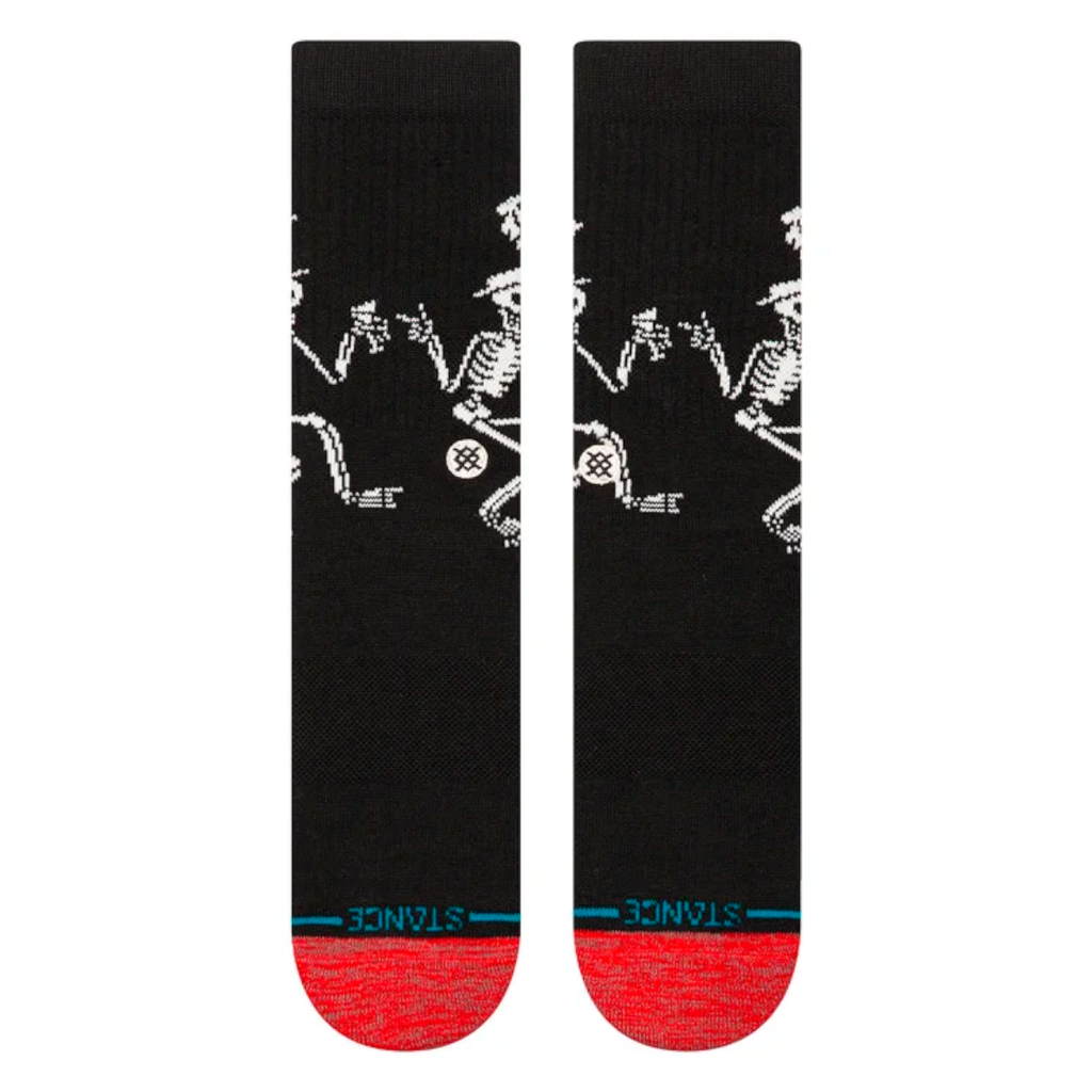 Stance Sock Men Skelly Dancing Crew Black