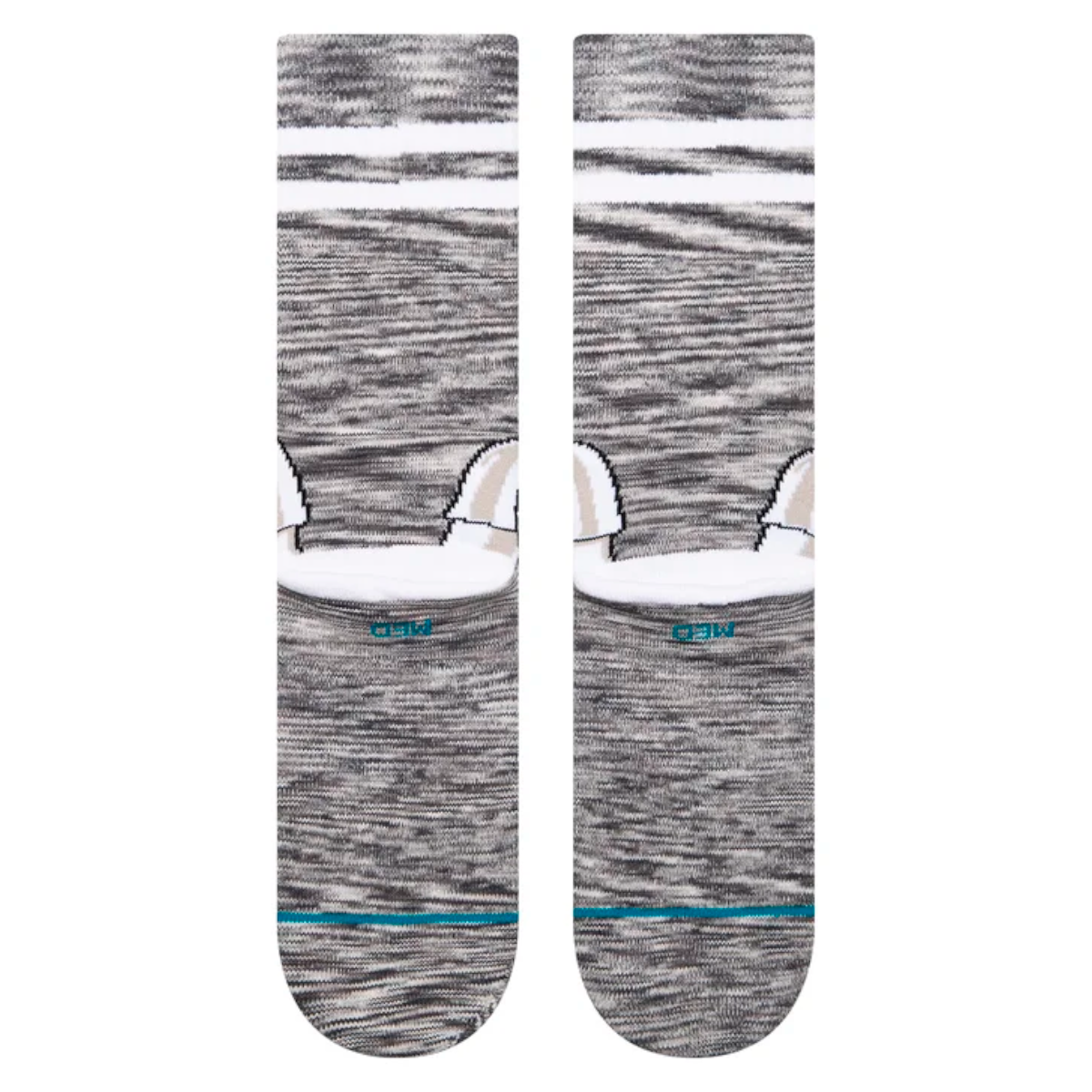 Stance Sock Men The Storm Trooper Crew White Grey