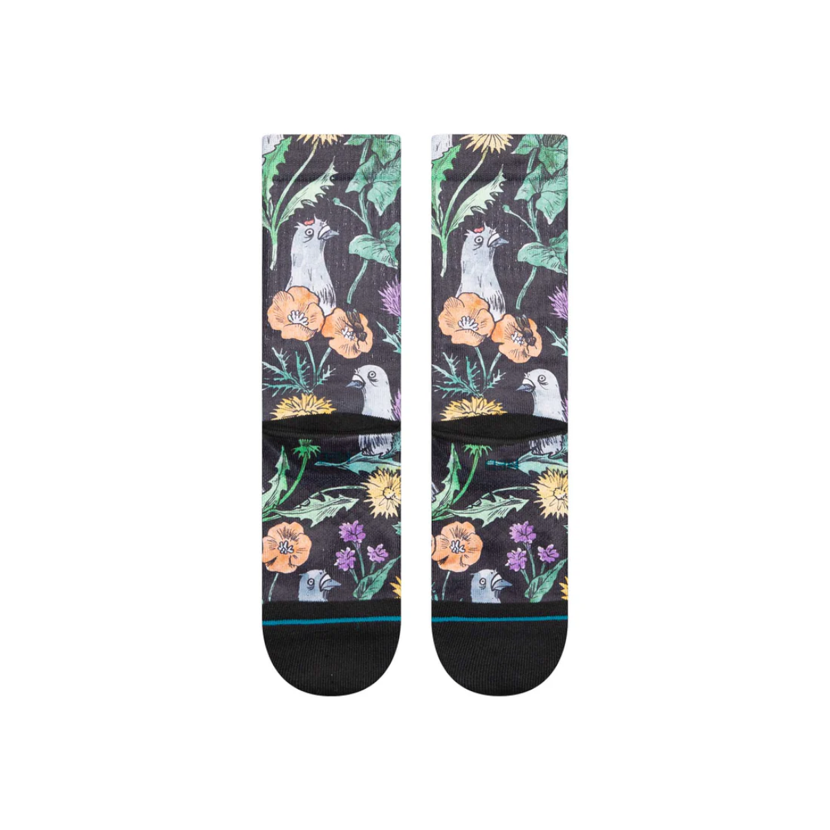 Stance Sock Just Flocked Black