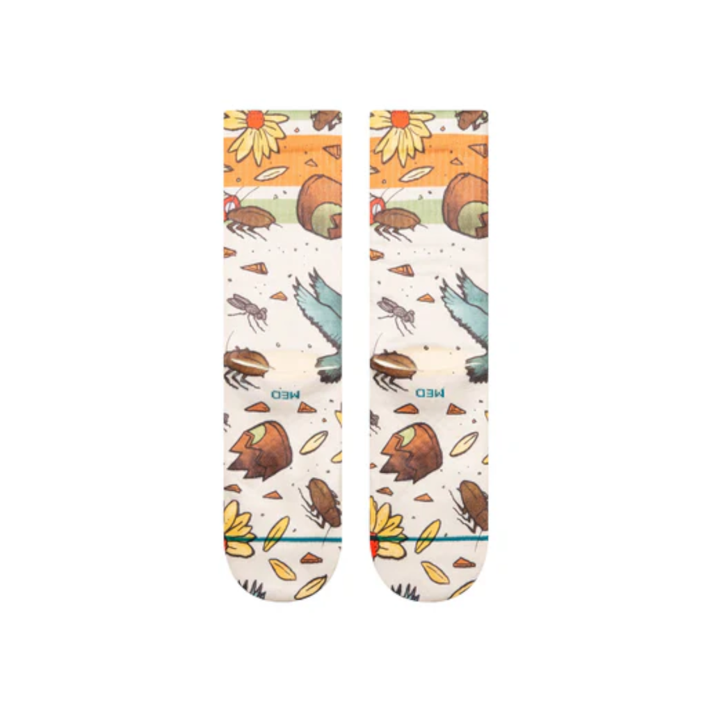 Stance Sock Trashed Off White