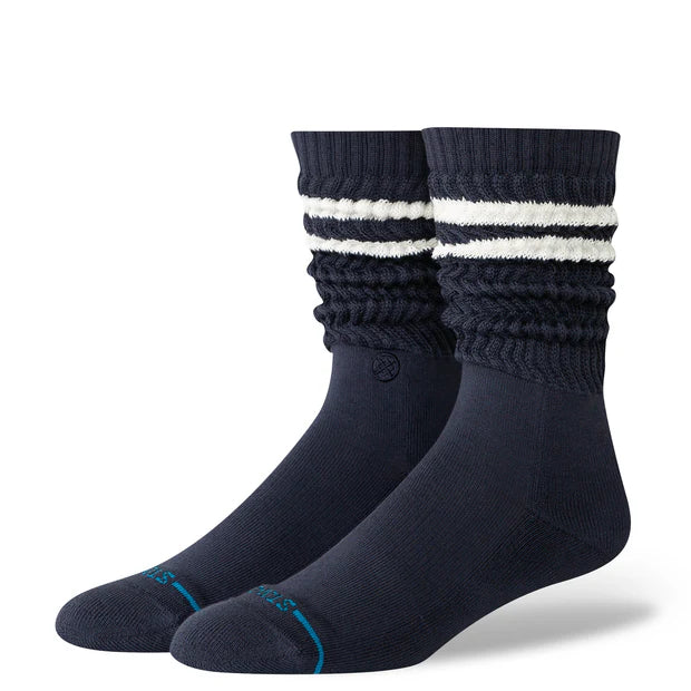 Stance Socks Stripe Slouch Navy Stripe