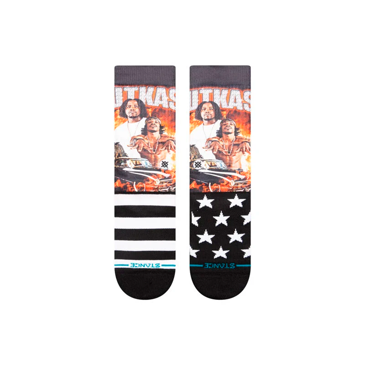 Stance Sock Outkast Stankonia Crew Black