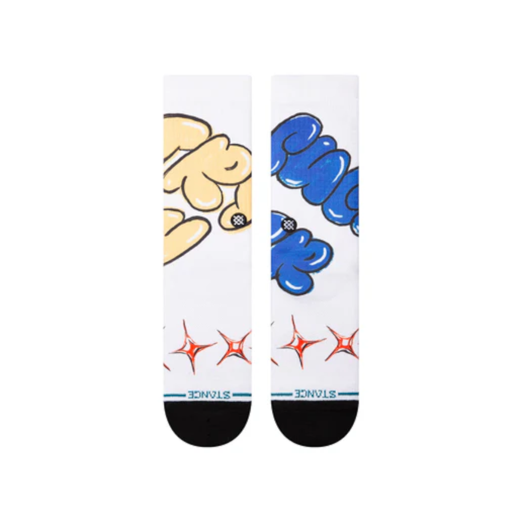 Stance Sock Men Tryin Sucker Crew White