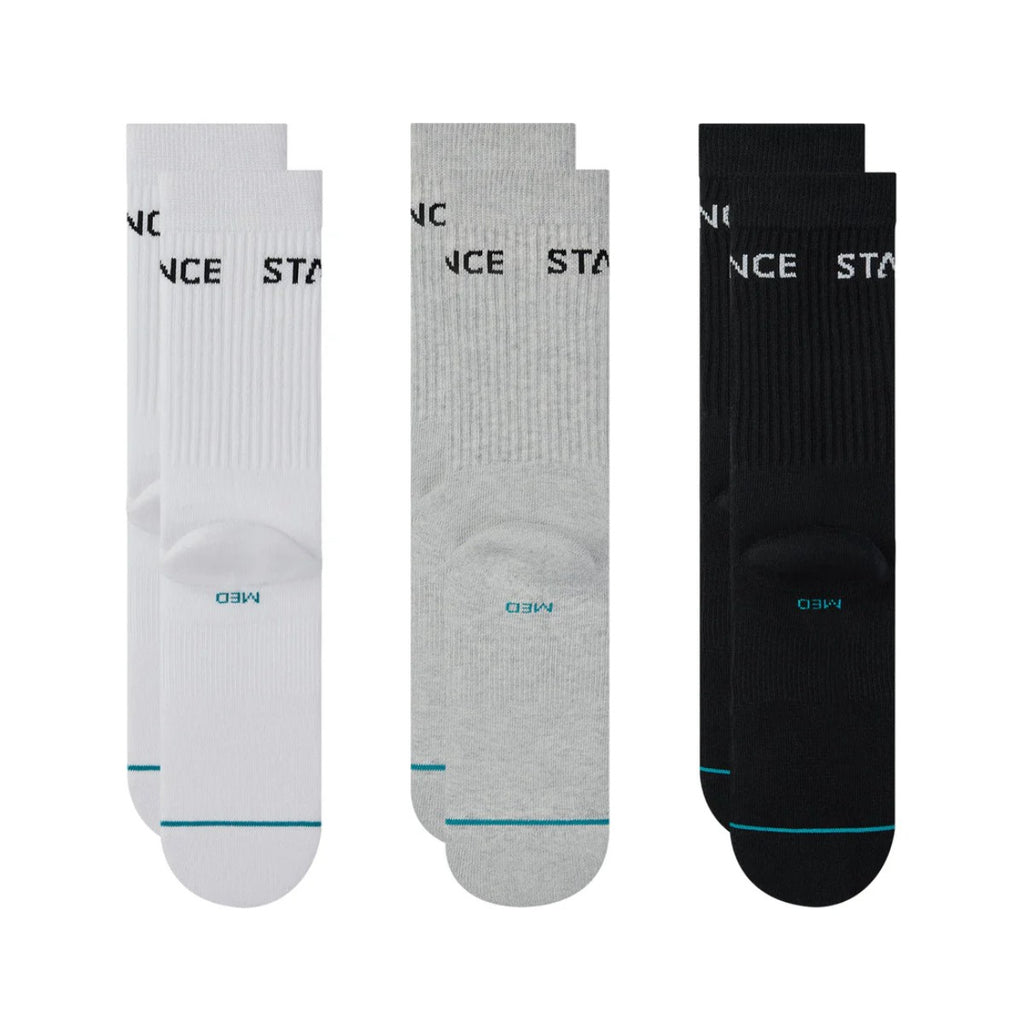 Stance Socks Origin 3 Pack Crew Multicolor