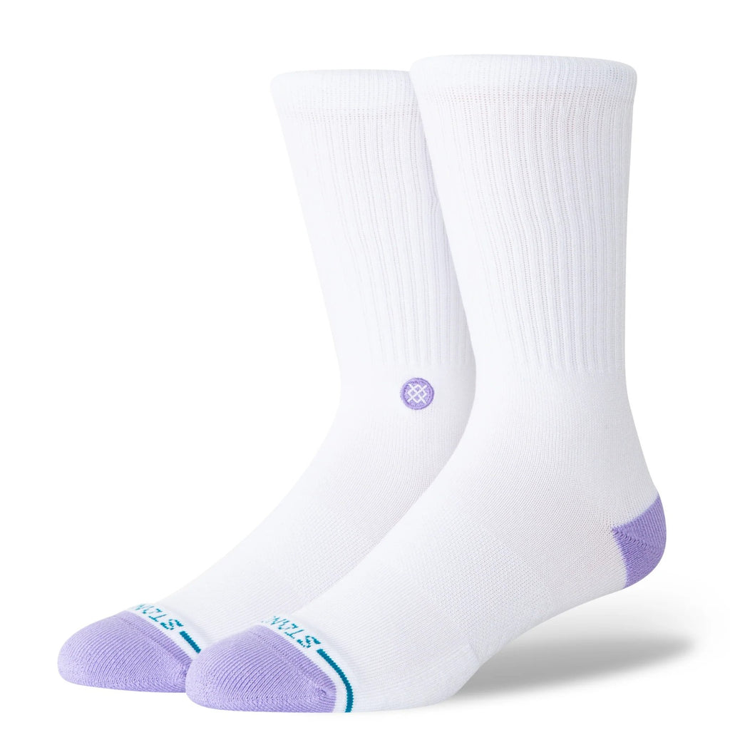 Stance Socks Icon Dot Crew Purple