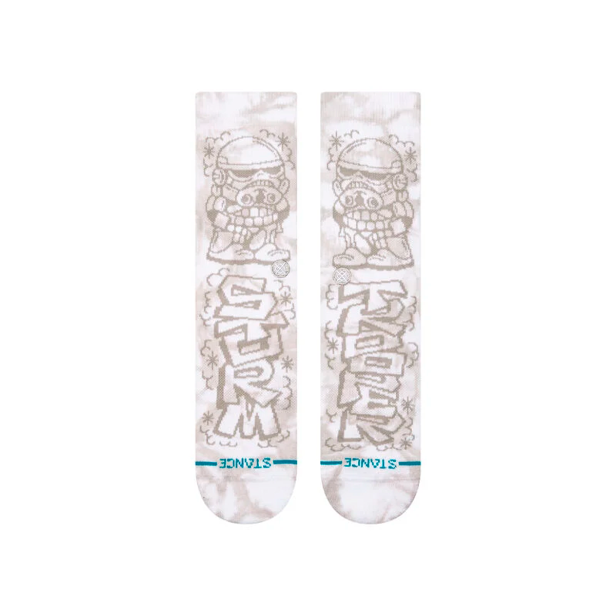 Stance Sock DJ Trooper Crew White