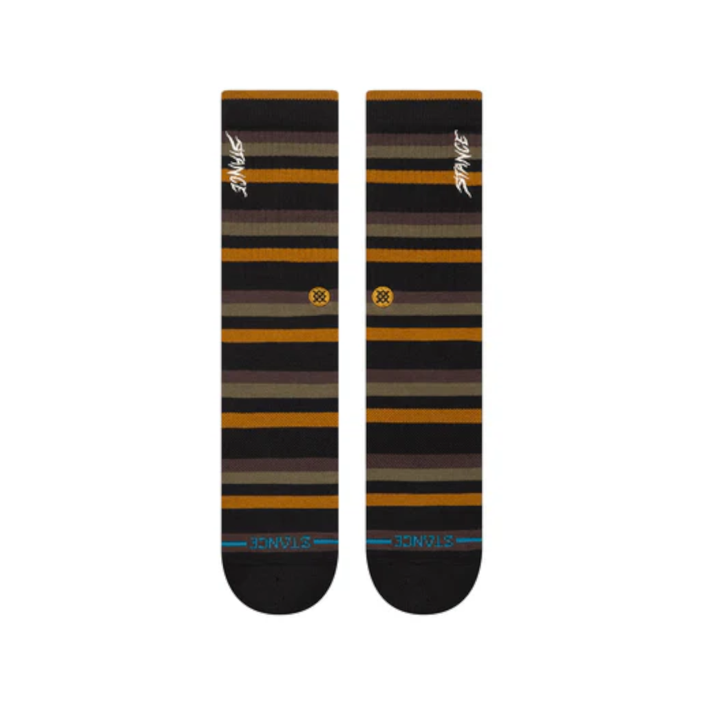 Stance Sock Men Slipping Crew Black Brown