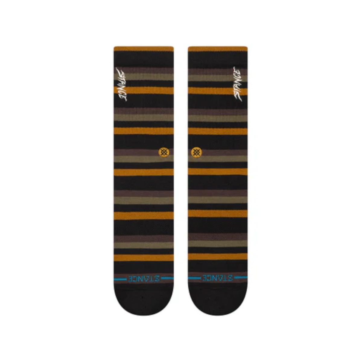 Stance Sock Men Slipping Crew Black Brown